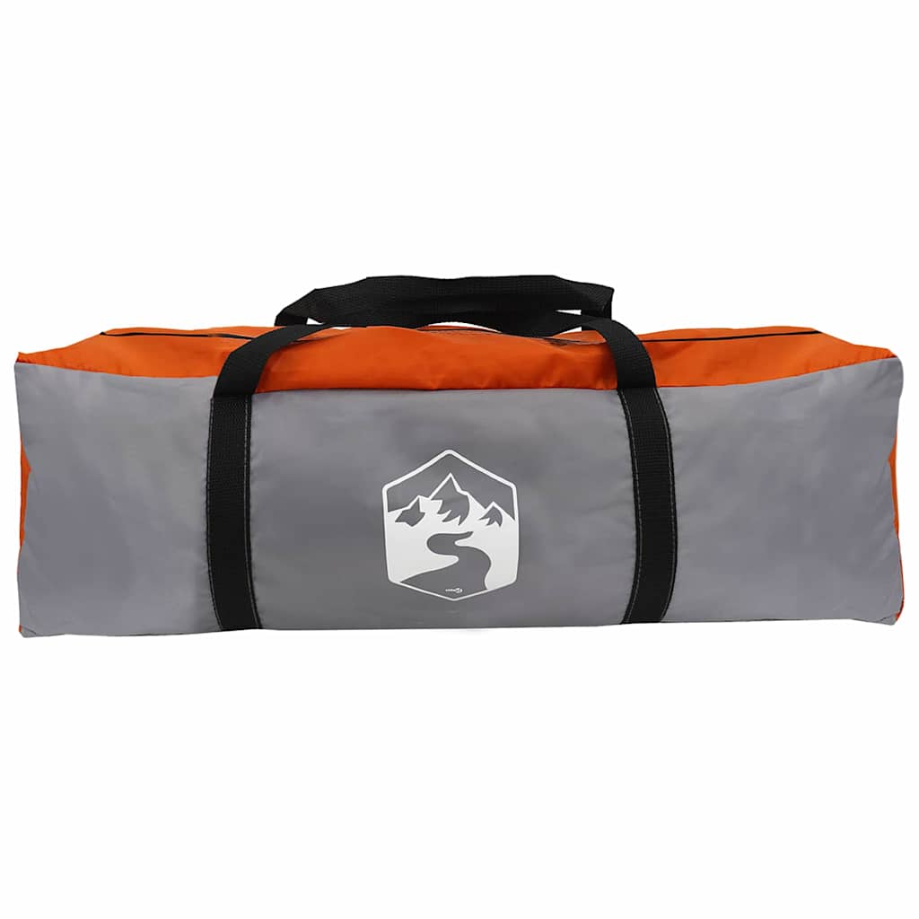 Huisje Tent met dak Grijs en Oranje 400 x 350 x 212 cm
