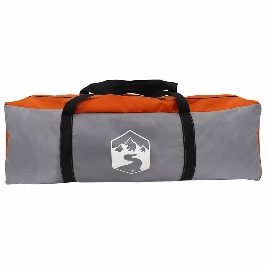 Huisje Tent met dak Grijs en Oranje 400 x 350 x 212 cm