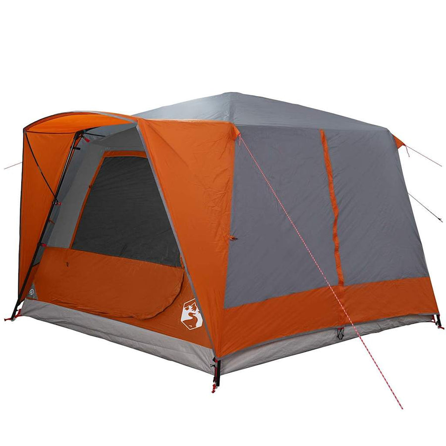 Huisje Tent met dak Grijs en Oranje 400 x 350 x 212 cm
