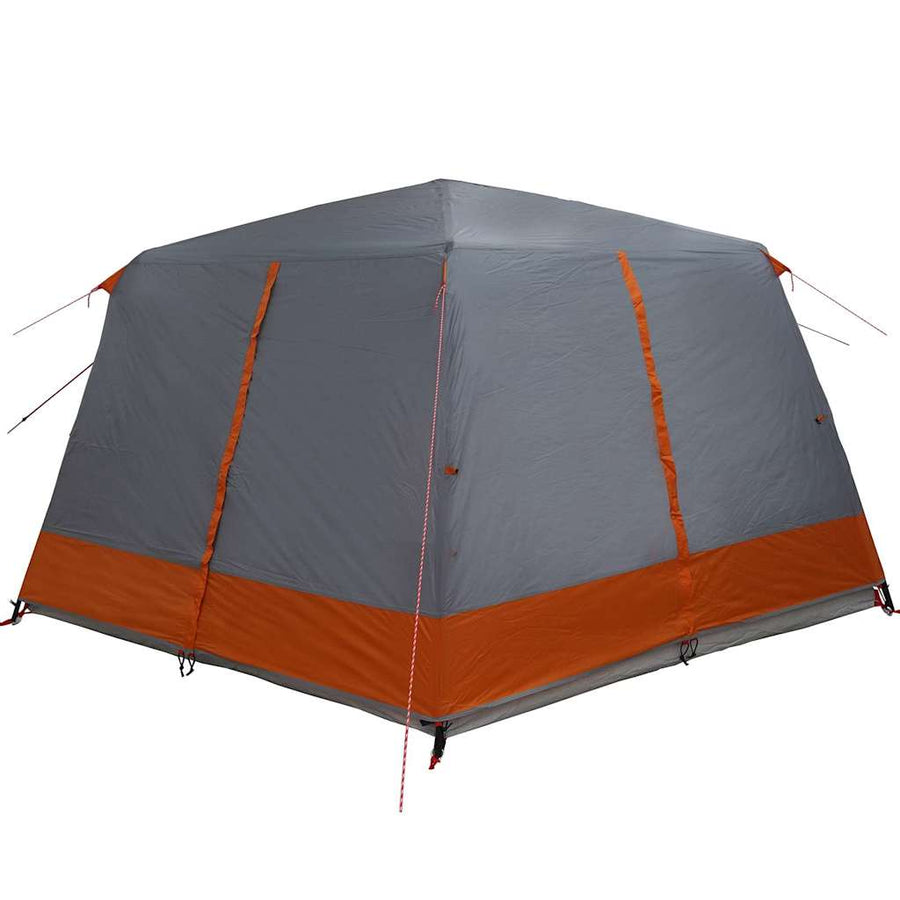 Huisje Tent met dak Grijs en Oranje 400 x 350 x 212 cm
