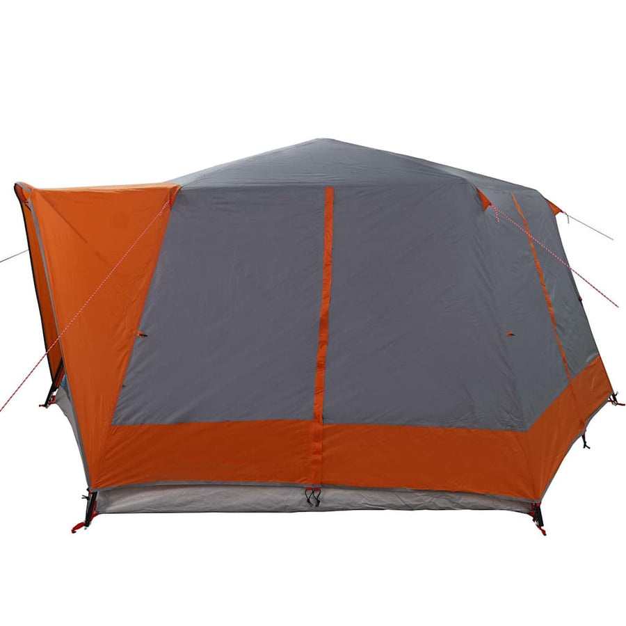 Huisje Tent met dak Grijs en Oranje 400 x 350 x 212 cm