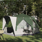 Tent 5-persoons 333x317x194 cm groen wit