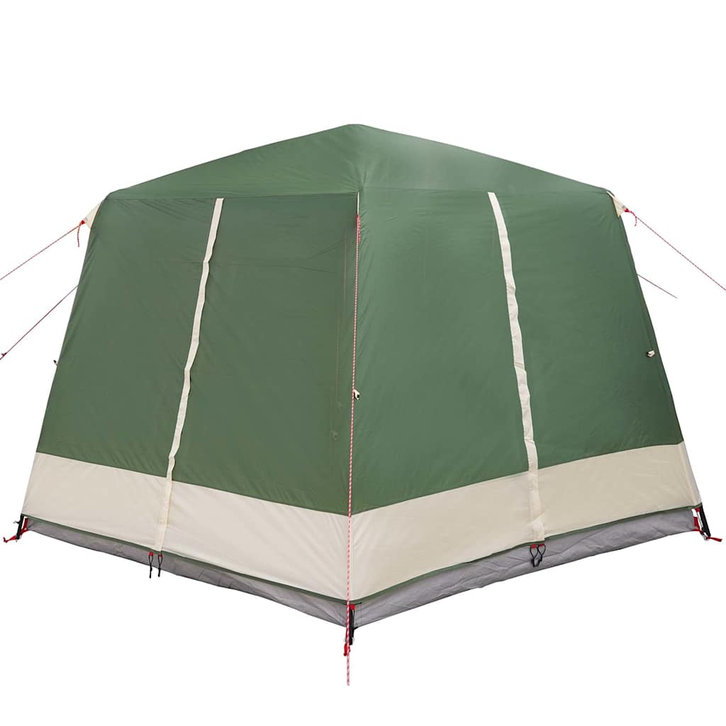 Huisje Tent met dak met opslag Groen en Wit 333 x 317 x 194 cm