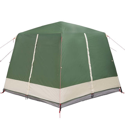 Huisje Tent met dak met opslag Groen en Wit 333 x 317 x 194 cm