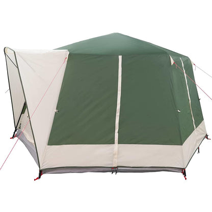 Huisje Tent met dak met opslag Groen en Wit 333 x 317 x 194 cm
