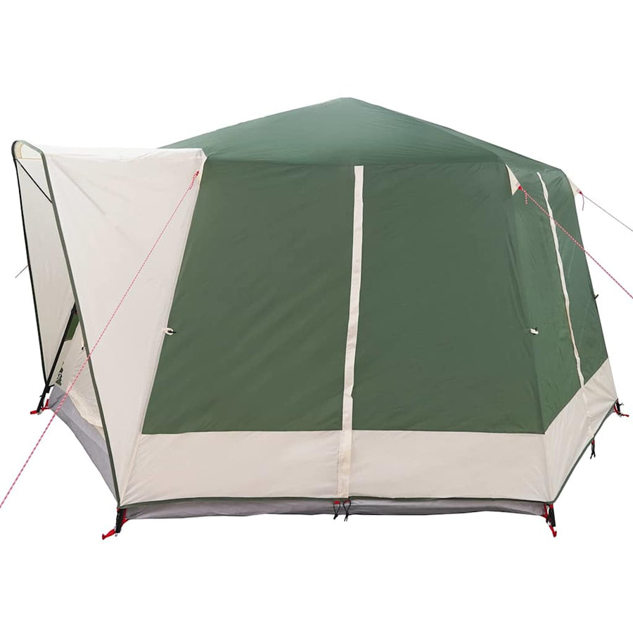 Huisje Tent met dak met opslag Groen en Wit 333 x 317 x 194 cm