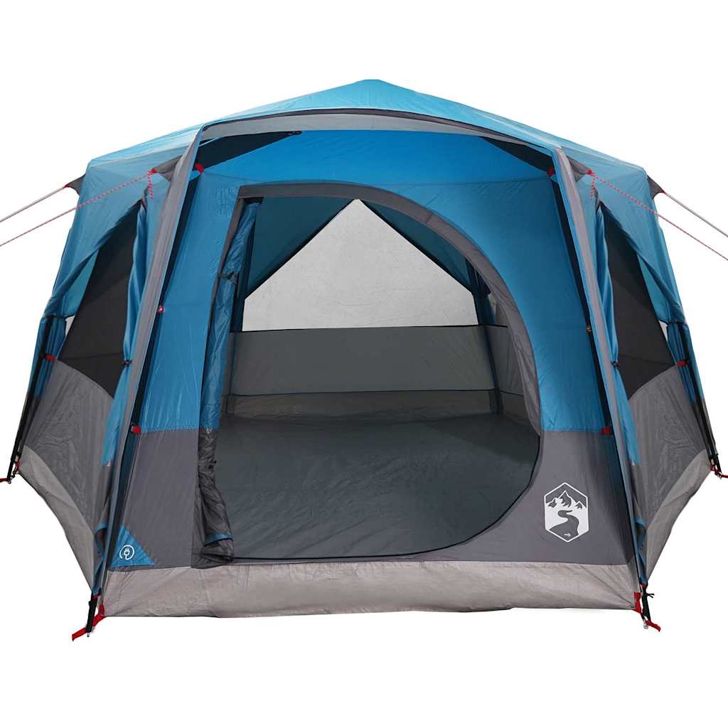Huisje Tent met dak Blauw en Grijs 333 x 317 x 194 cm