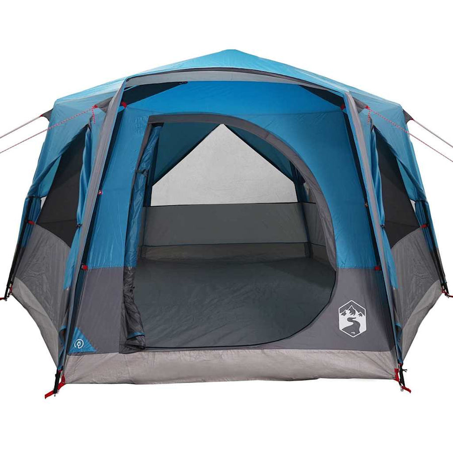 Huisje Tent met dak Blauw en Grijs 333 x 317 x 194 cm