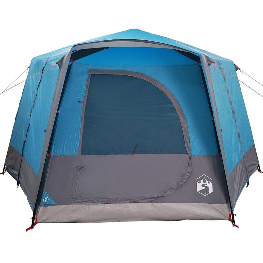 Huisje Tent met dak Blauw en Grijs 333 x 317 x 194 cm
