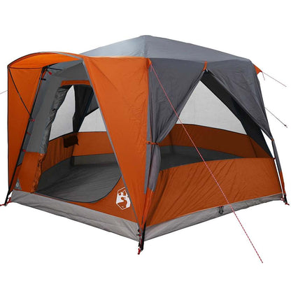 Huisje Tent met dak Grijs en Oranje 333 x 317 x 194 cm
