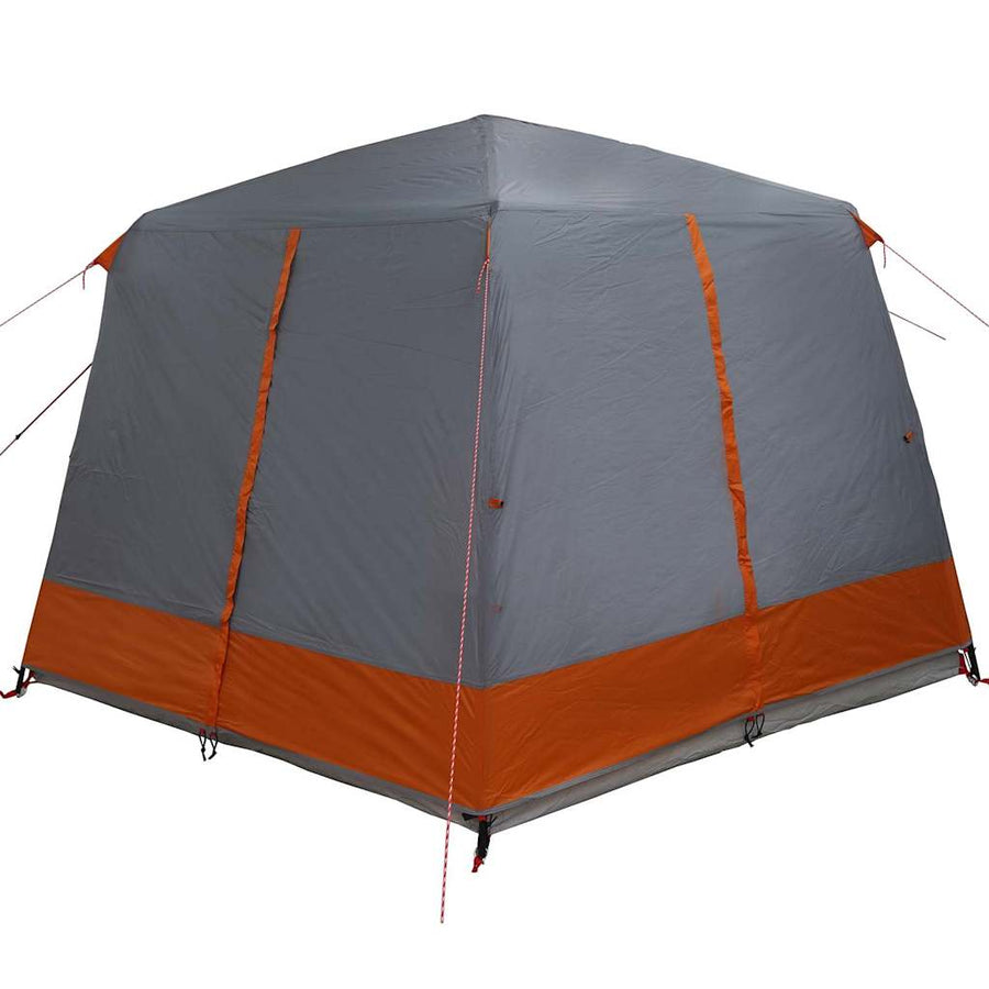 Huisje Tent met dak Grijs en Oranje 333 x 317 x 194 cm