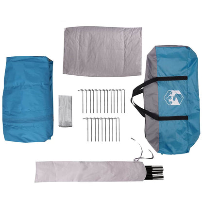 Huisje Tent met dak Blauw en Grijs 320 x 320 x 203 cm