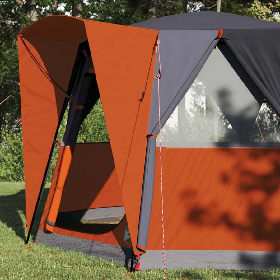 Huisje Tent met dak Grijs en Oranje 320 x 320 x 203 cm