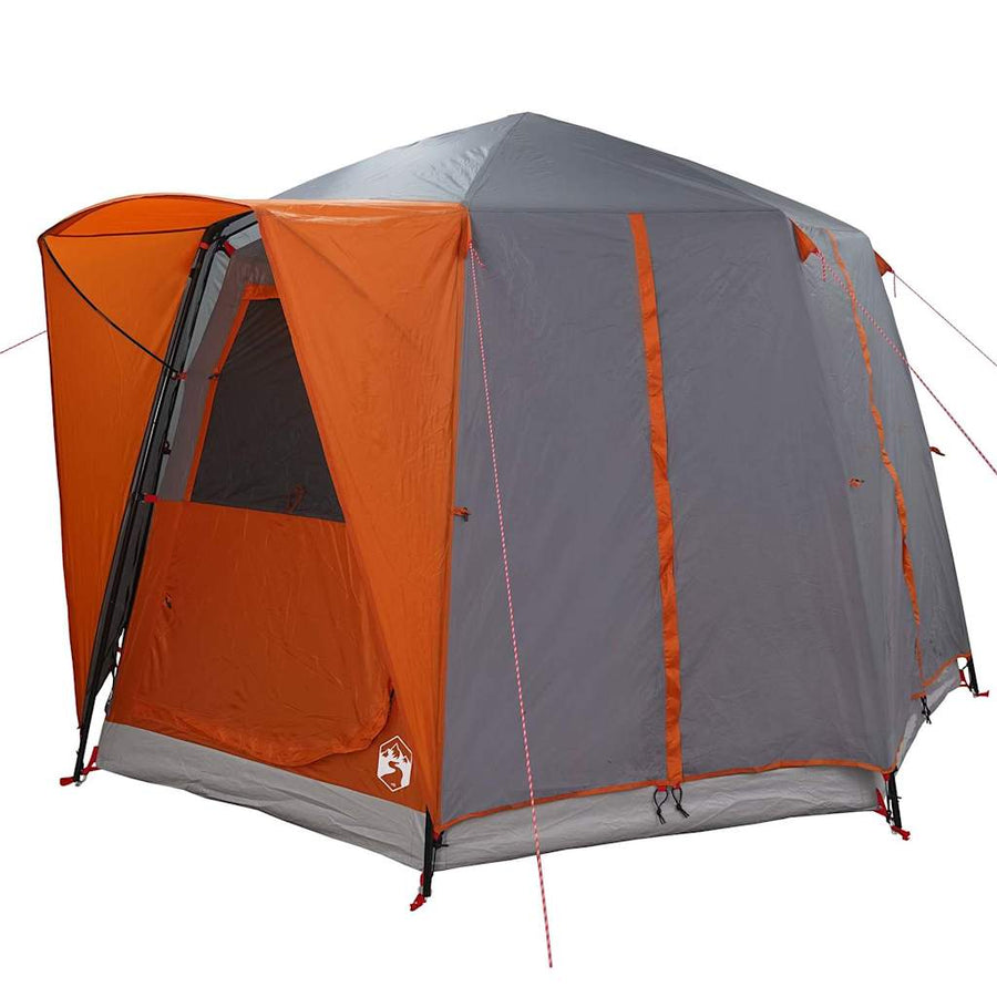 Huisje Tent met dak Grijs en Oranje 320 x 320 x 203 cm