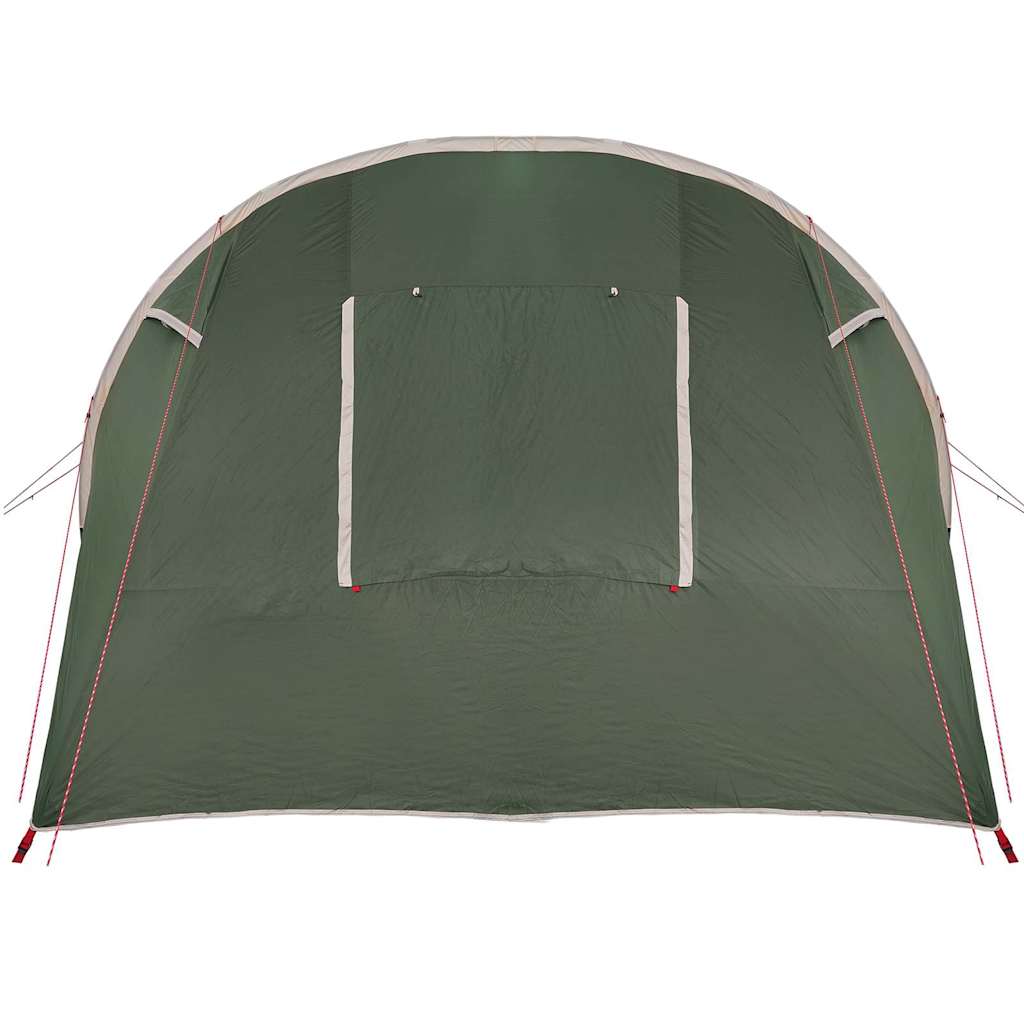 Tunneltent met dak met opslag Groen en Wit 740 x 370 x 220 cm