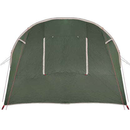 Tunneltent met dak met opslag Groen en Wit 740 x 370 x 220 cm