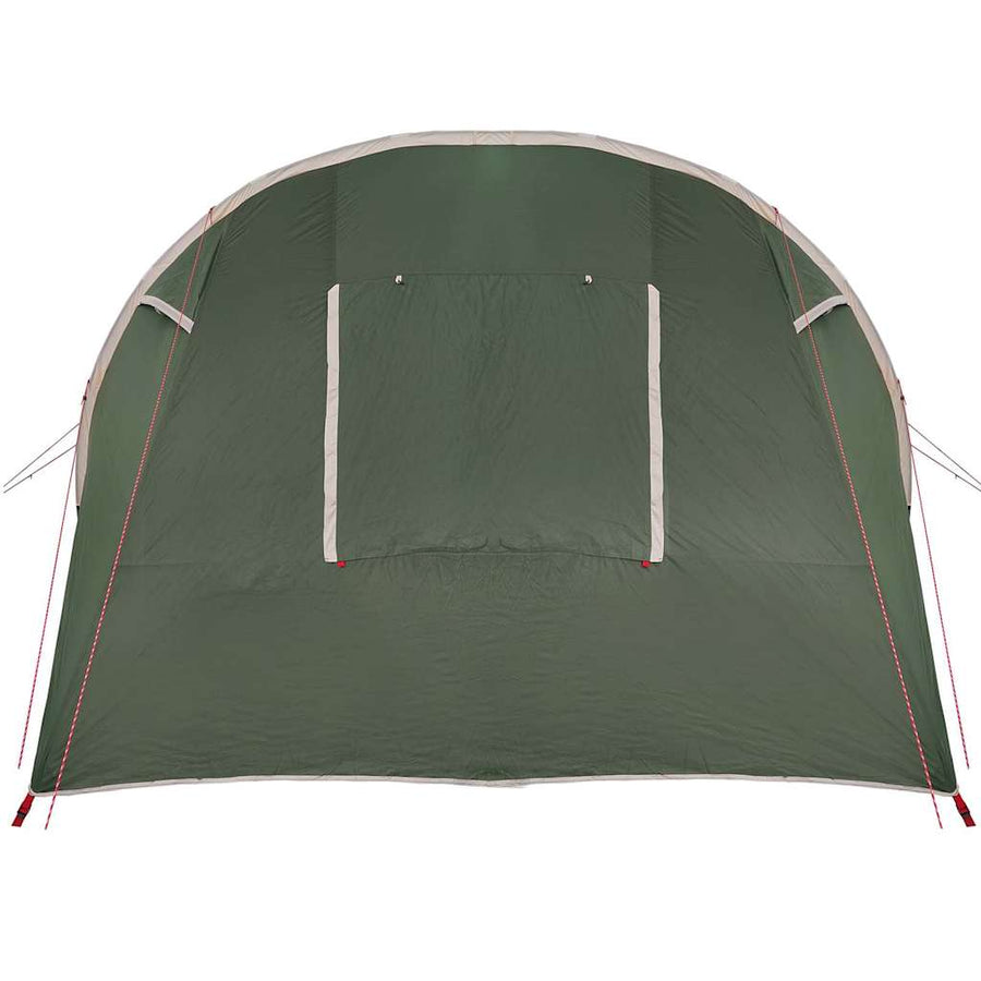 Tunneltent met dak met opslag Groen en Wit 740 x 370 x 220 cm