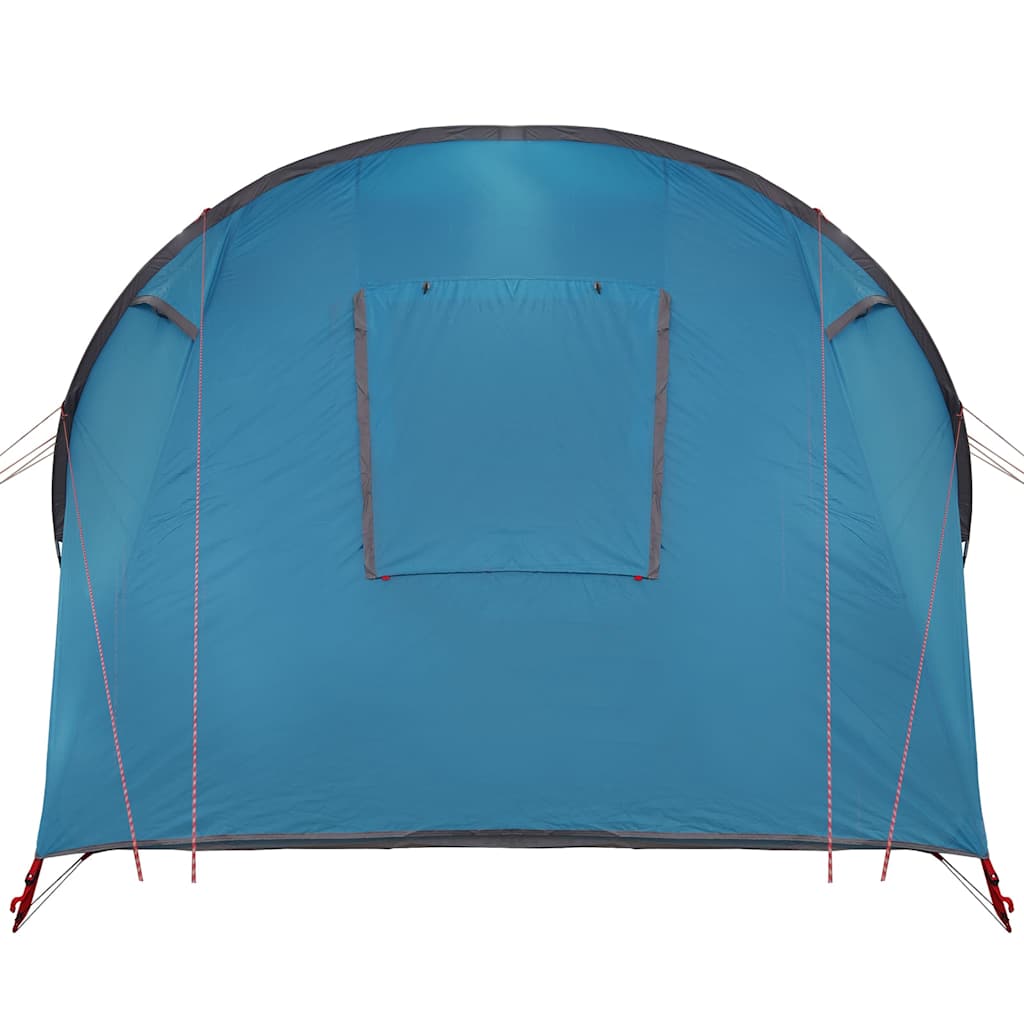 Tunneltent met dak met opslag Blauw en Grijs 740 x 370 x 220 cm