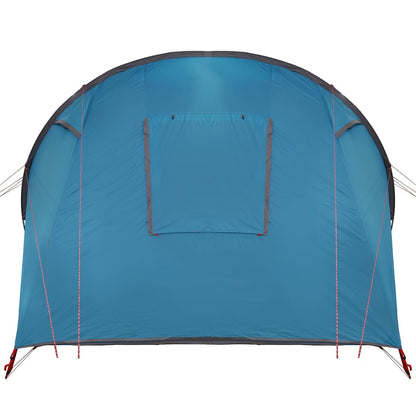 Tunneltent met dak met opslag Blauw en Grijs 740 x 370 x 220 cm