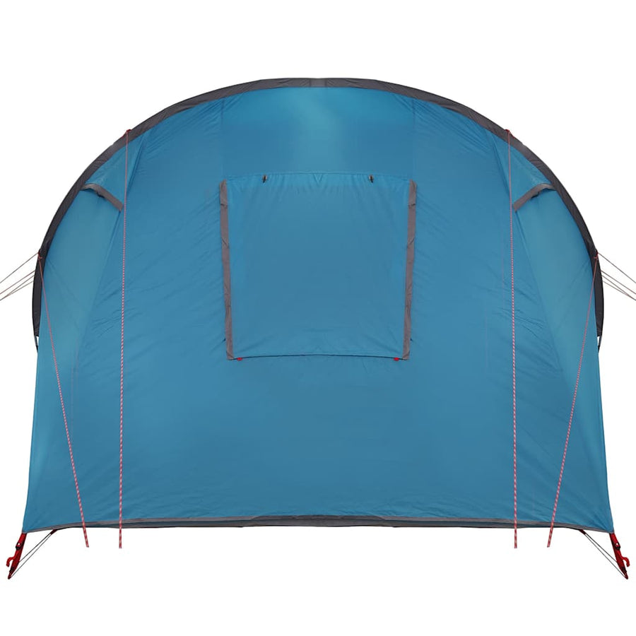 Tunneltent met dak met opslag Blauw en Grijs 740 x 370 x 220 cm