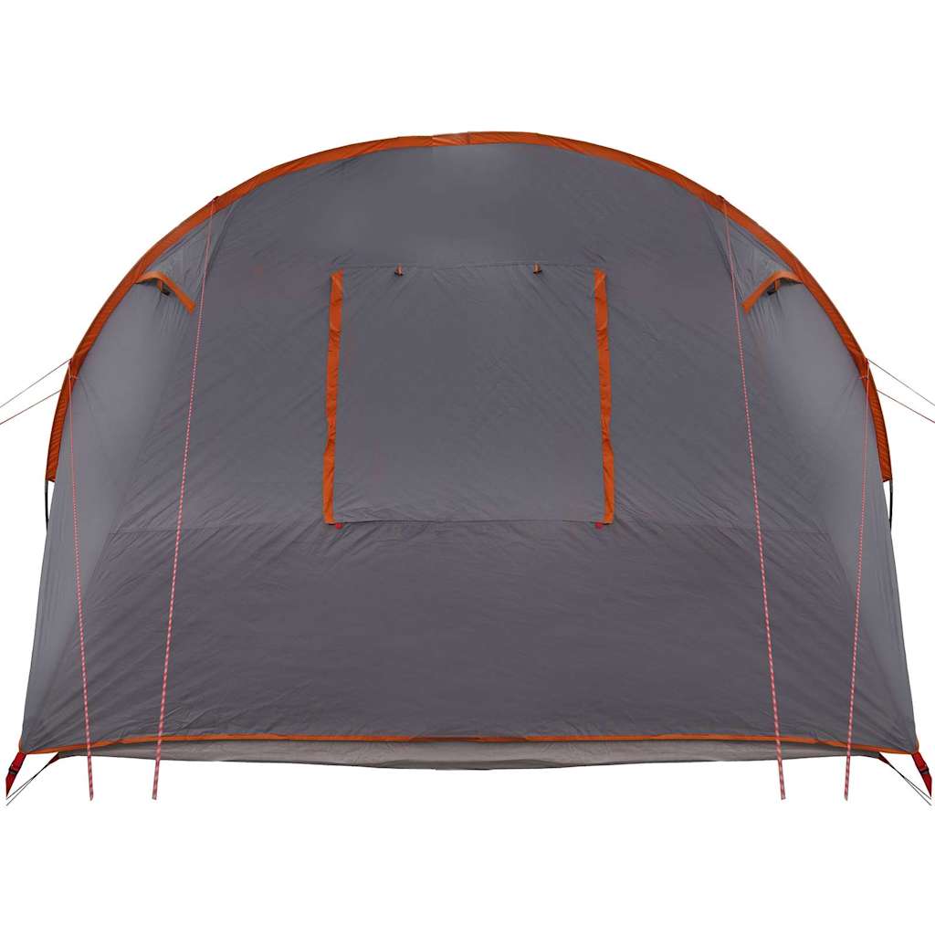 Tunneltent met dak Grijs en Oranje 740 x 370 x 220 cm