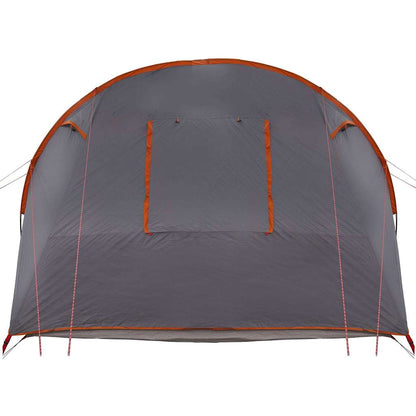 Tunneltent met dak Grijs en Oranje 740 x 370 x 220 cm