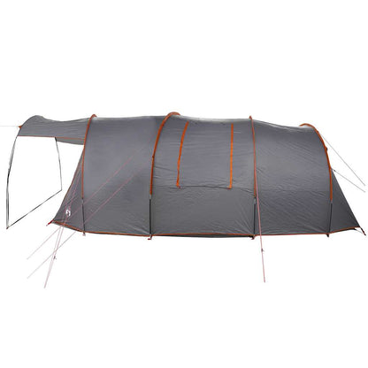 Tunneltent met dak Grijs en Oranje 740 x 370 x 220 cm