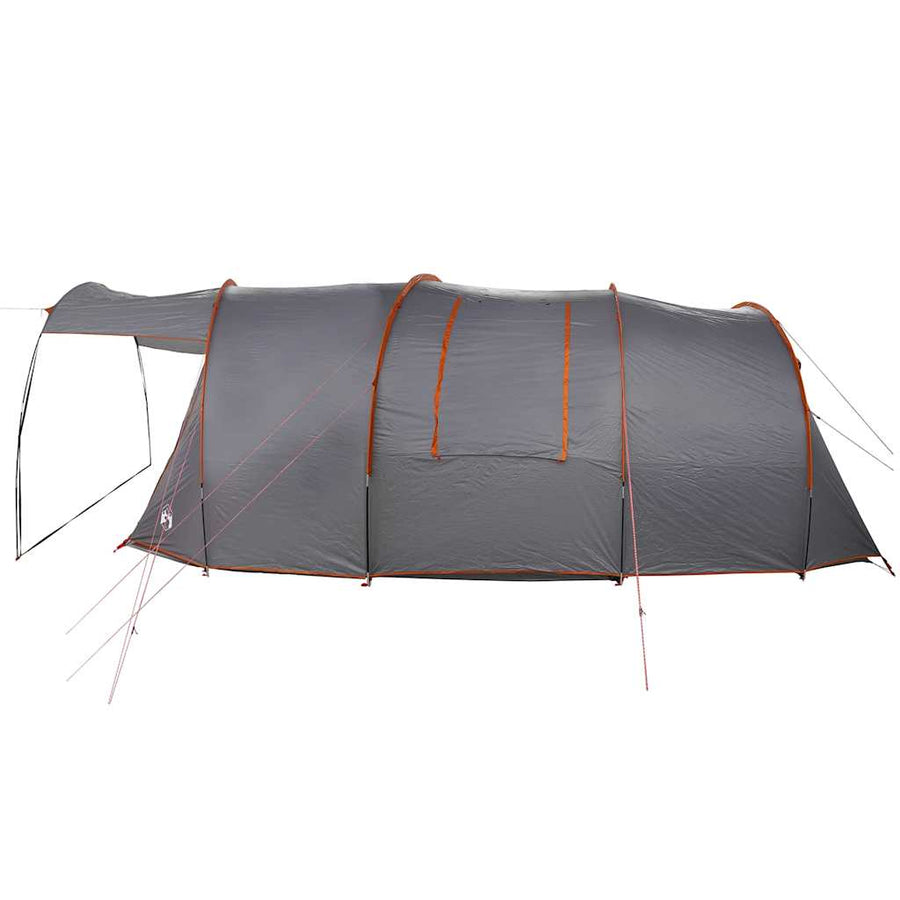 Tunneltent met dak Grijs en Oranje 740 x 370 x 220 cm