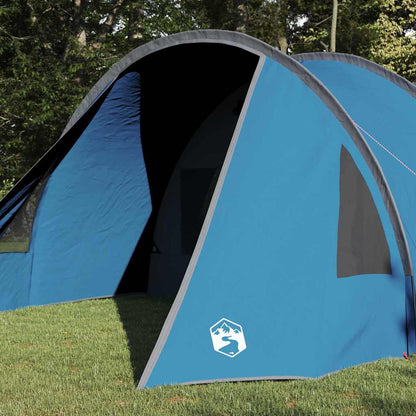 Tunneltent met dak met opslag Blauw en Grijs 778 x 356 x 210 cm