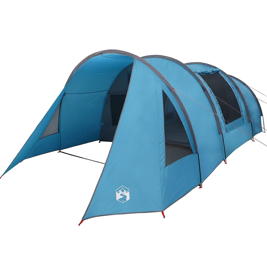 Tunneltent met dak met opslag Blauw en Grijs 778 x 356 x 210 cm