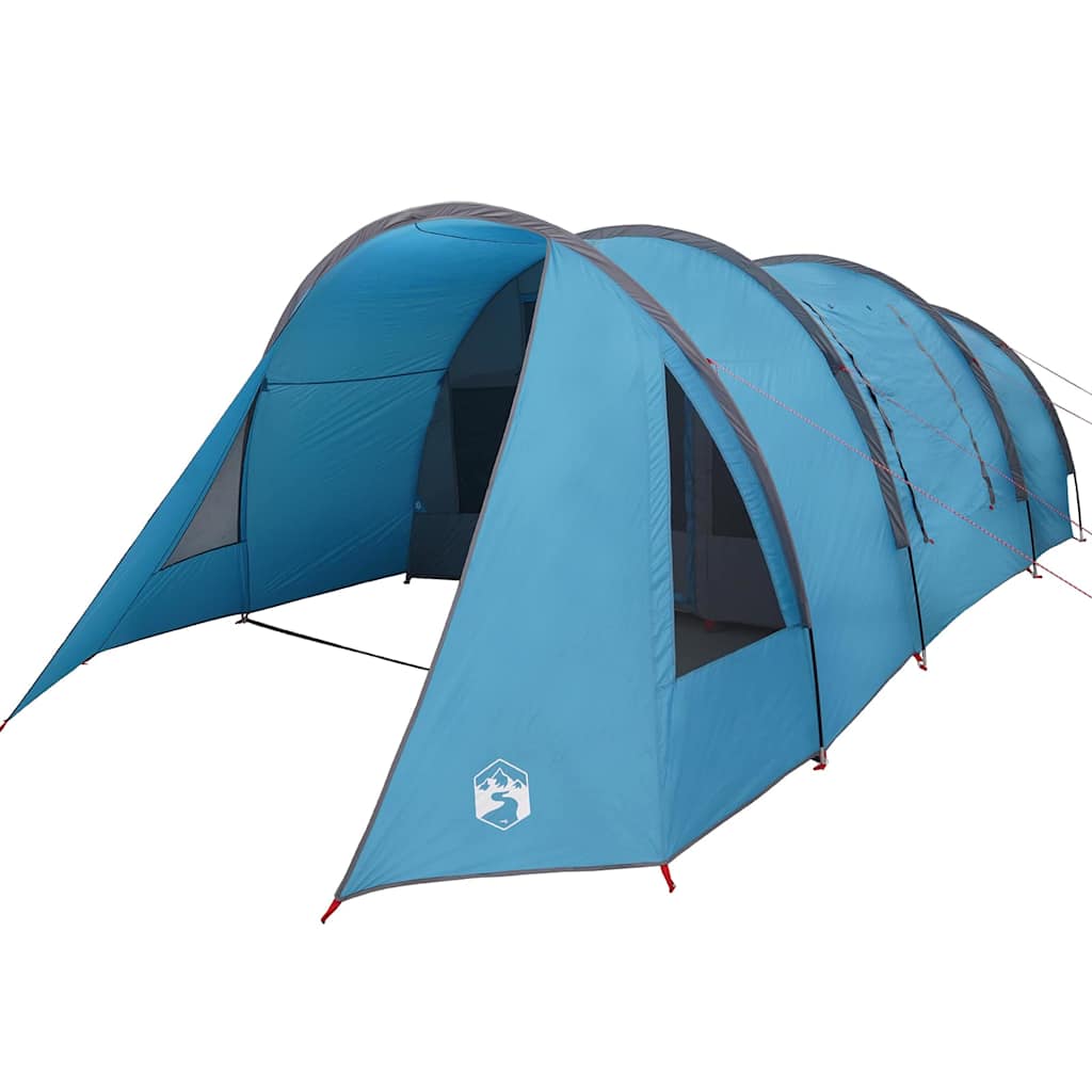 Tunneltent met dak met opslag Blauw en Grijs 778 x 356 x 210 cm