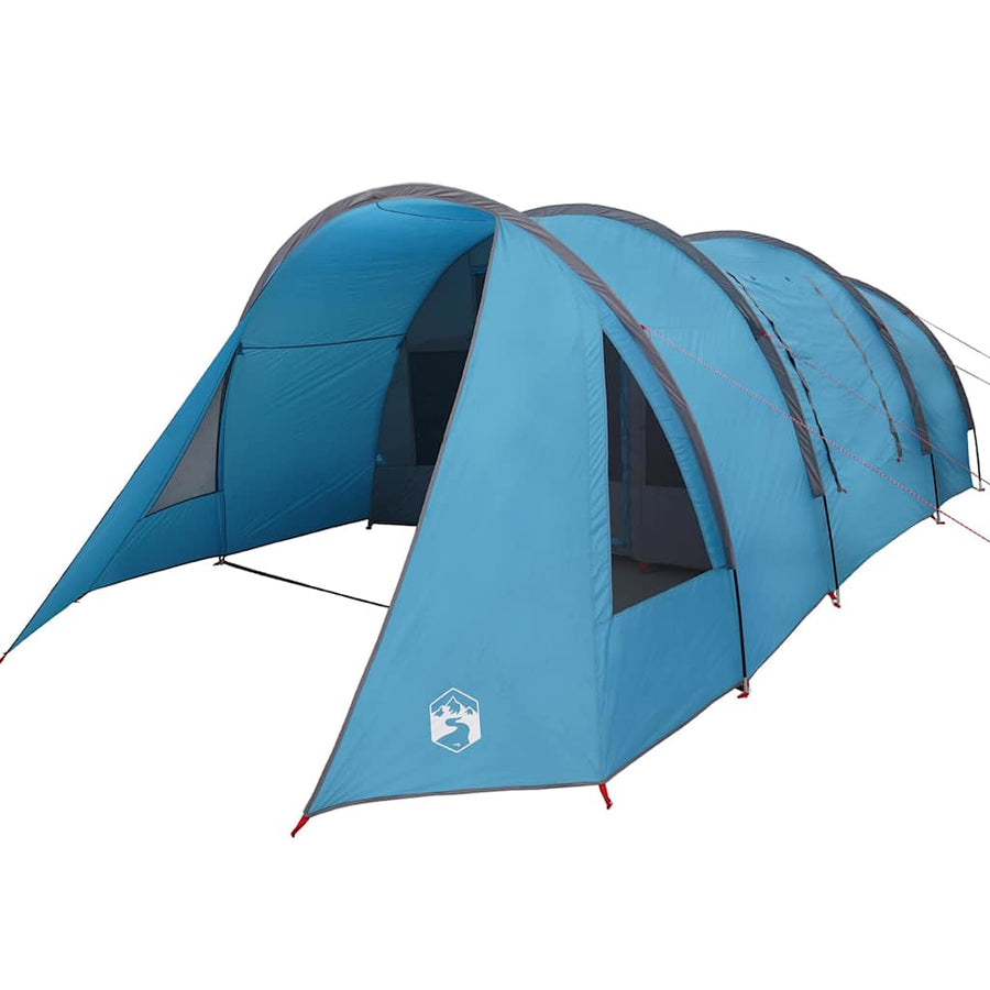 Tunneltent met dak met opslag Blauw en Grijs 778 x 356 x 210 cm