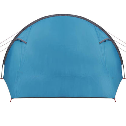 Tunneltent met dak met opslag Blauw en Grijs 778 x 356 x 210 cm