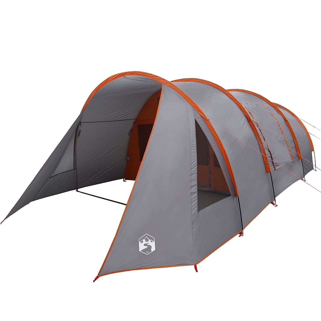 Tunneltent met dak Grijs en Oranje 778 x 356 x 210 cm