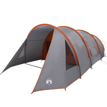 Tunneltent met dak Grijs en Oranje 778 x 356 x 210 cm