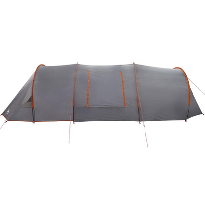 Tunneltent met dak Grijs en Oranje 778 x 356 x 210 cm