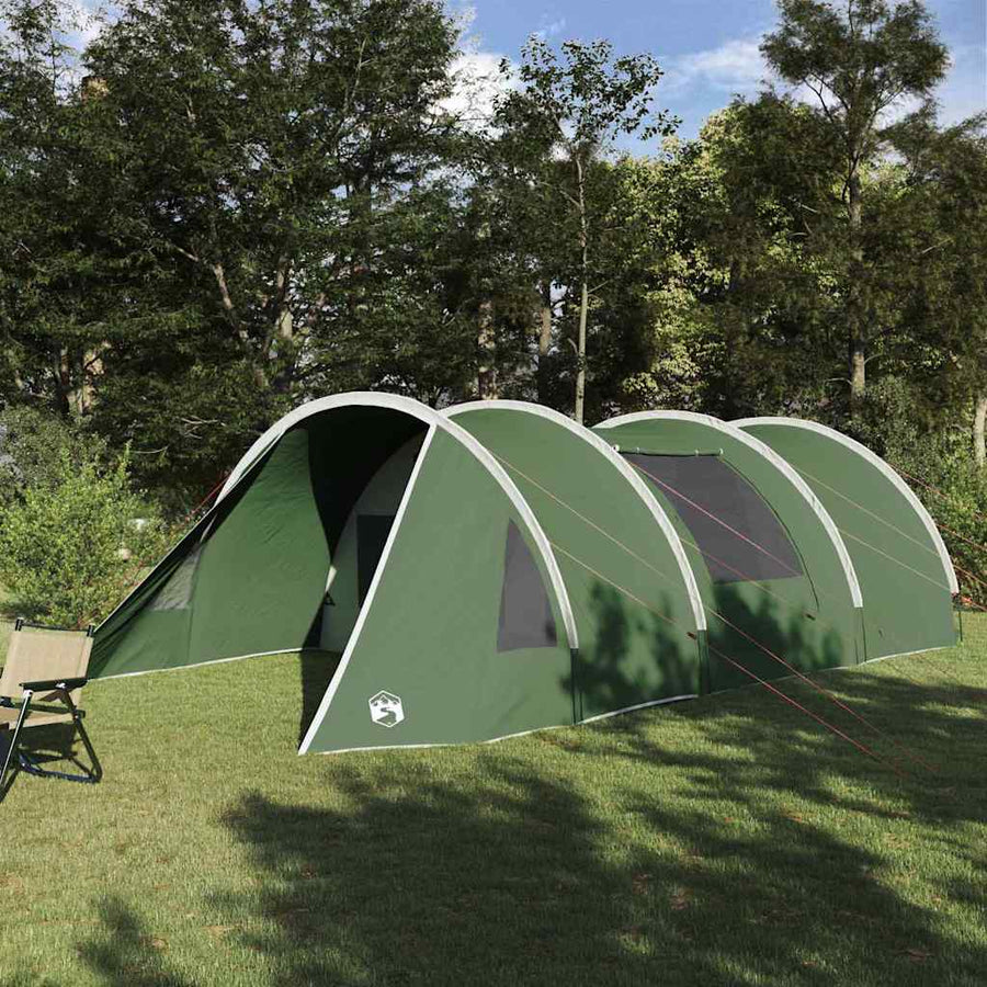 Tunneltent met dak met opslag Groen en Wit 778 x 356 x 210 cm