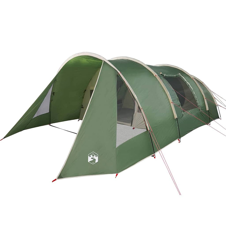 Tunneltent met dak met opslag Groen en Wit 778 x 356 x 210 cm