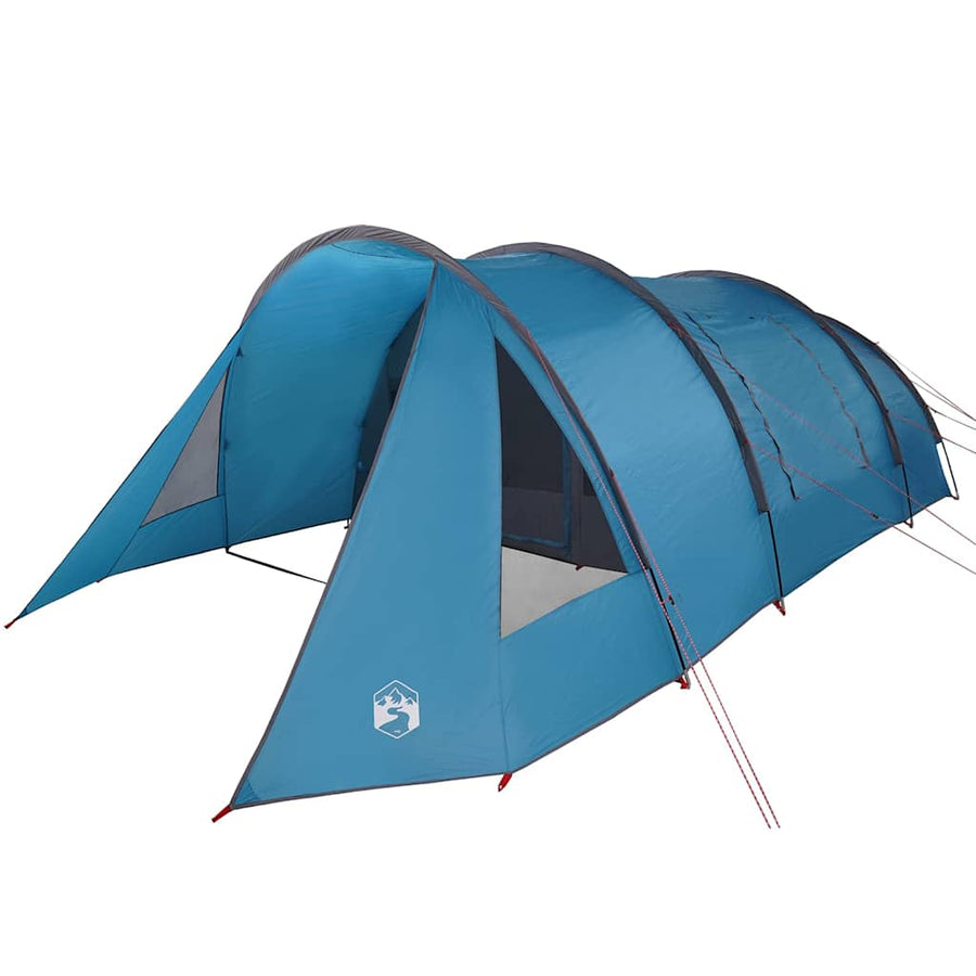 Tunneltent met dak met opslag Blauw en Grijs 778 x 356 x 210 cm