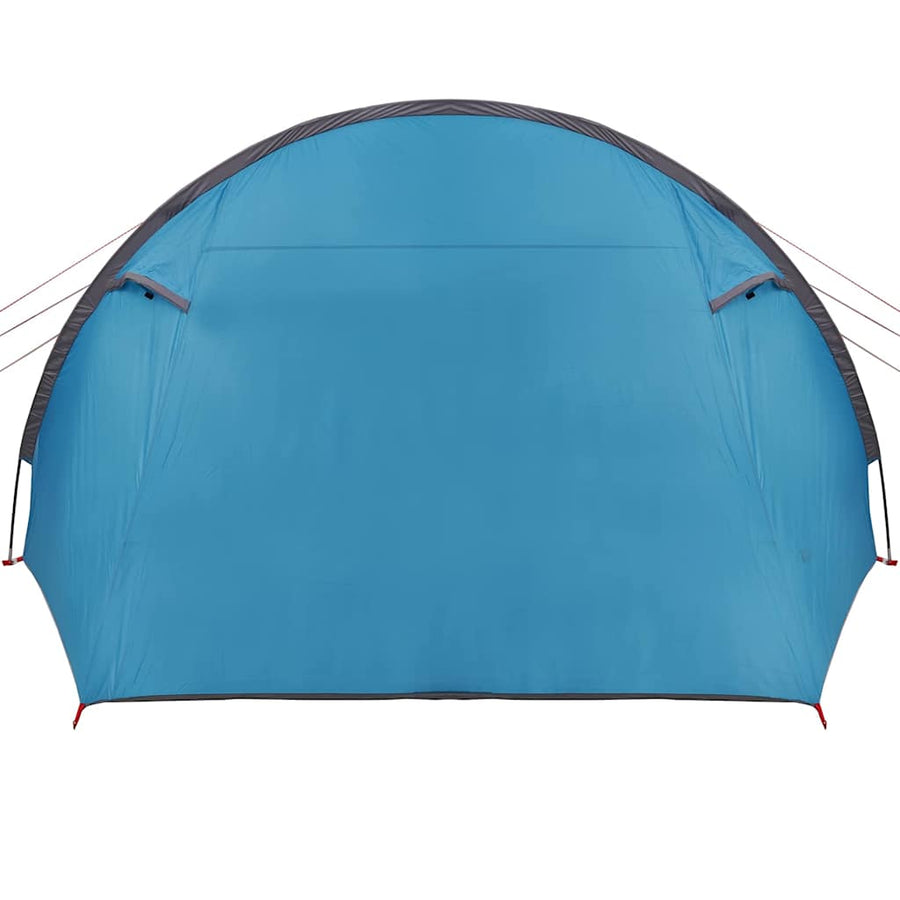 Tunneltent met dak met opslag Blauw en Grijs 778 x 356 x 210 cm
