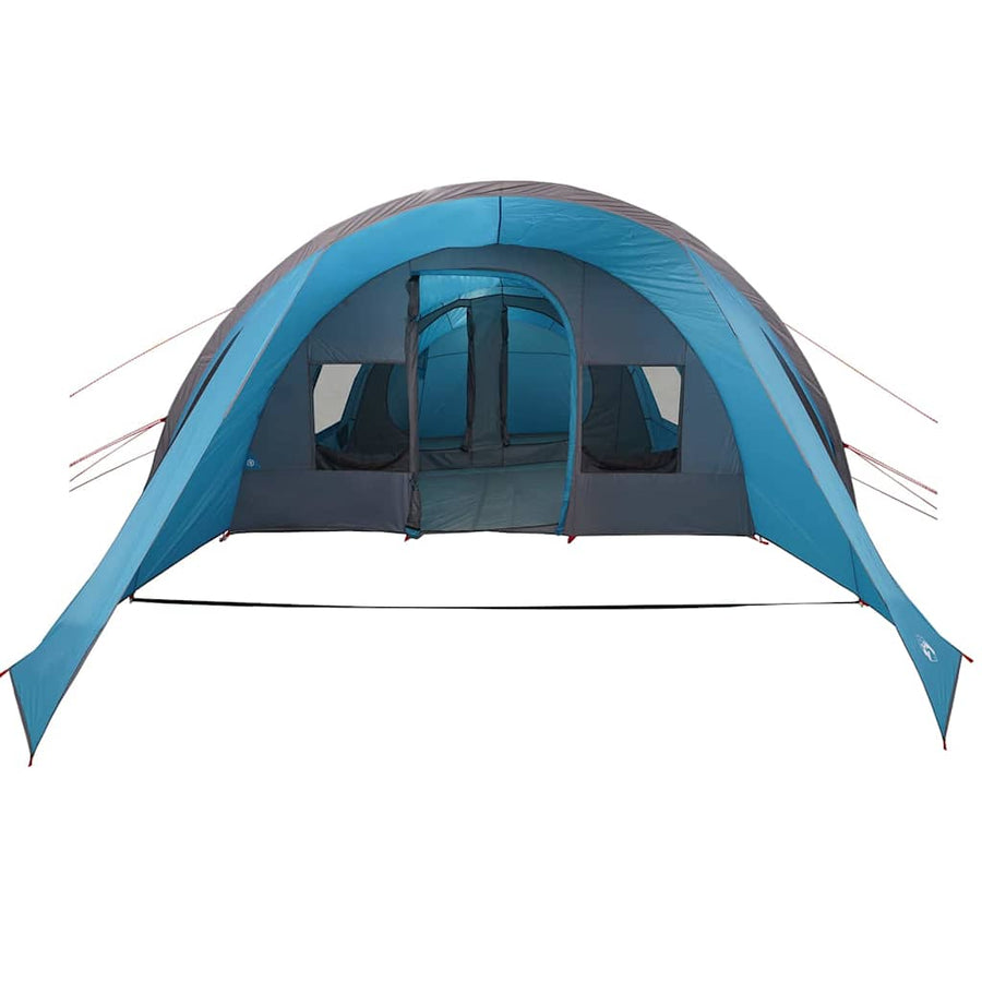Tunneltent met dak met opslag Blauw en Grijs 778 x 356 x 210 cm