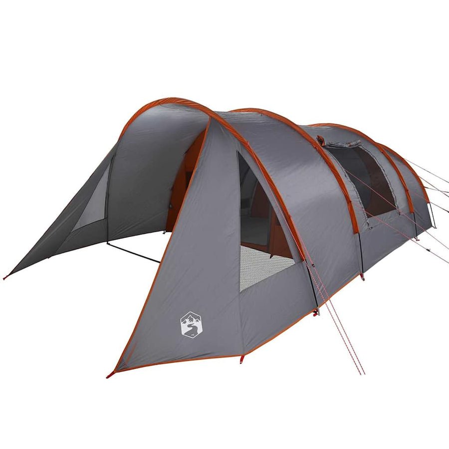 Tunneltent met dak Grijs en Oranje 778 x 356 x 210 cm