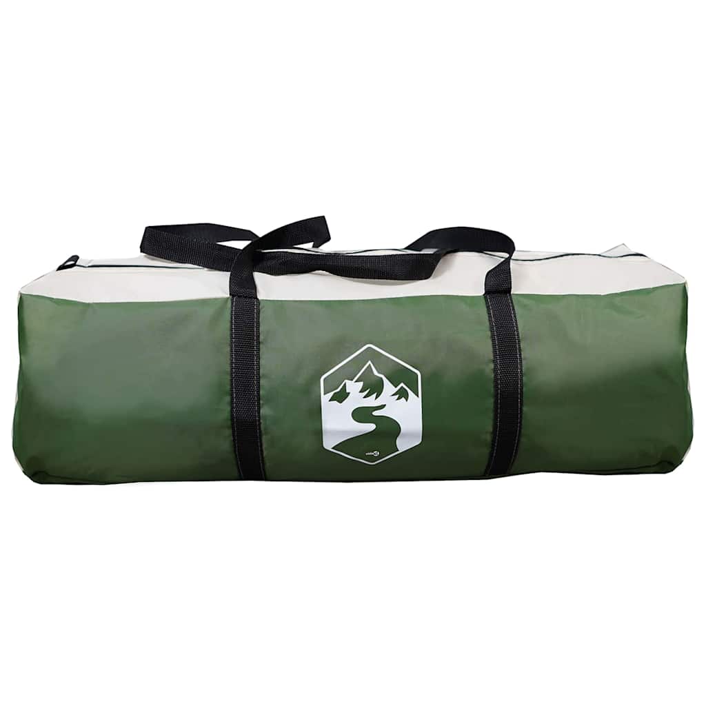 Tunneltent met dak met opslag Groen en Wit 778 x 356 x 210 cm