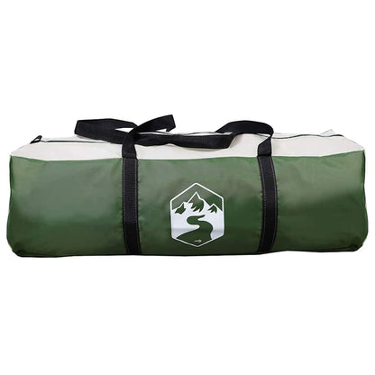 Tunneltent met dak met opslag Groen en Wit 778 x 356 x 210 cm