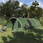Tunnel Tent for 6 People Green and White 778 x 356 x 210 cm