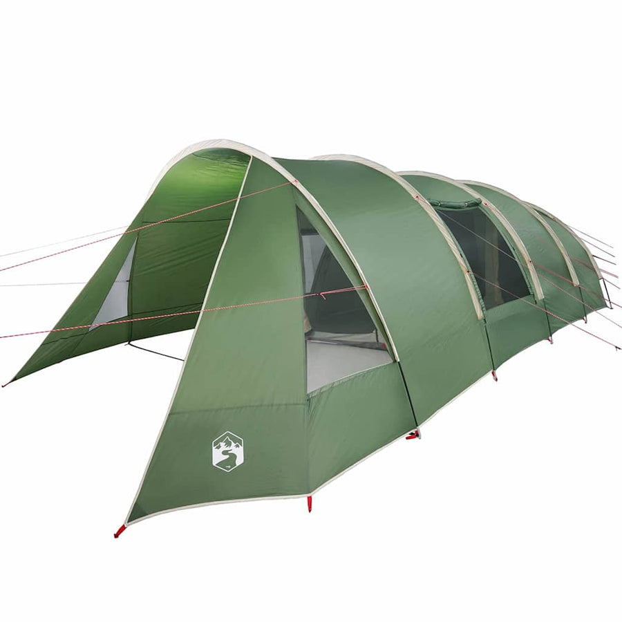 Tunneltent met dak met opslag Groen en Wit 778 x 356 x 210 cm