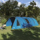 Tunneltent 6-persoons 778x356x210 cm blauw grijs