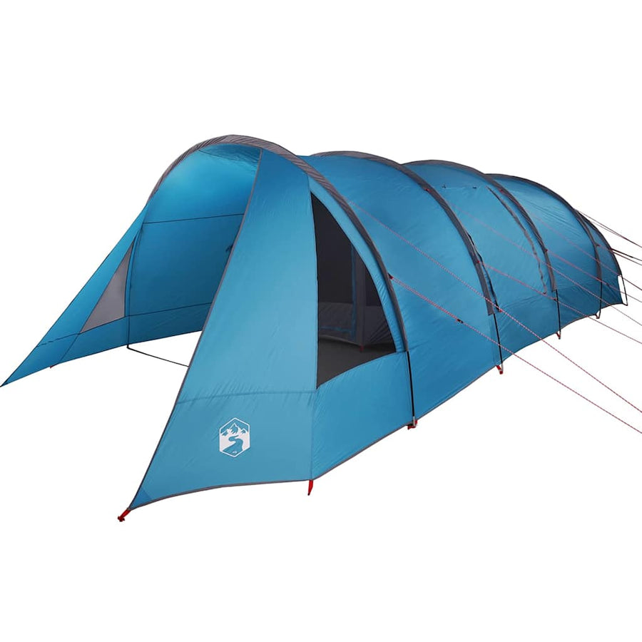 Tunneltent met dak met opslag Blauw en Grijs 778 x 356 x 210 cm