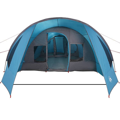 Tunneltent met dak met opslag Blauw en Grijs 778 x 356 x 210 cm