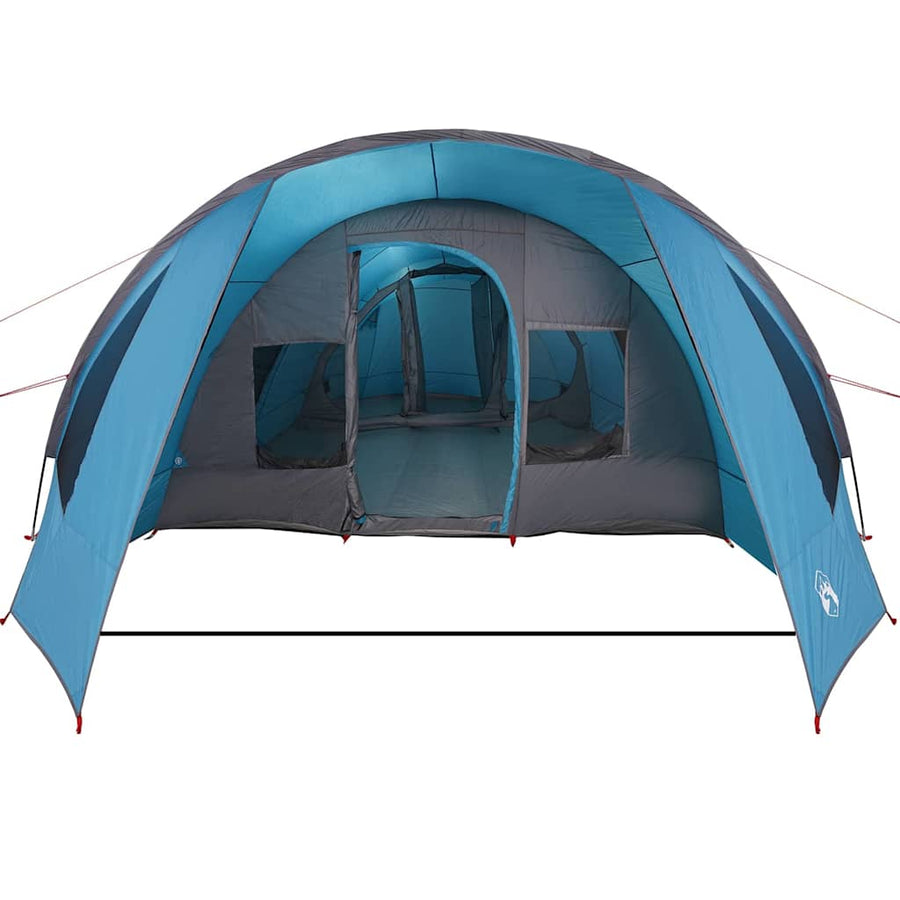 Tunneltent met dak met opslag Blauw en Grijs 778 x 356 x 210 cm
